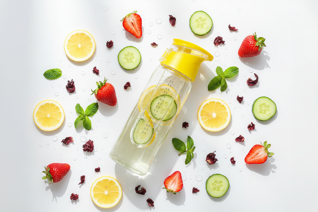 Comment rester hydraté quand on n'aime pas l'eau nature ? 💧