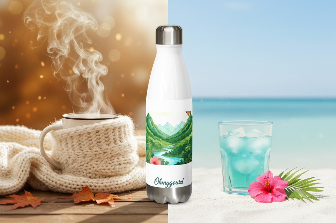 Gourde isotherme : chaude l’hiver, fraîche l’été — mais comment ça marche ? ✨