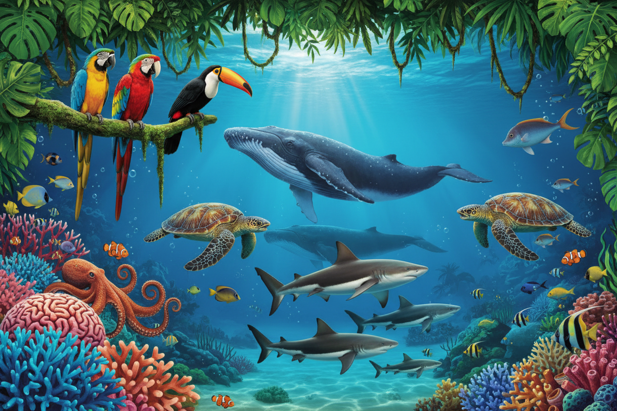 Gourdes Créatures des îles