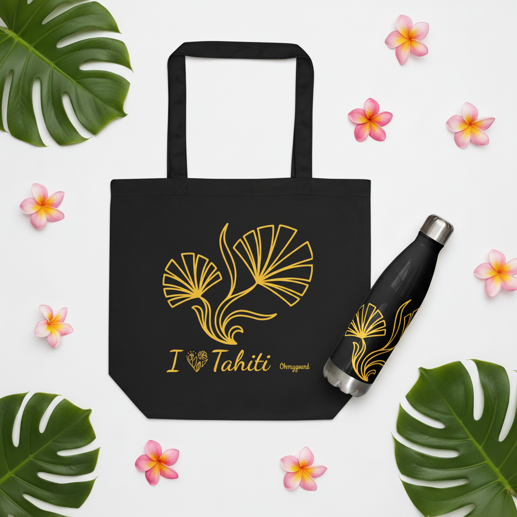 Combo Tiare – Flat Lay avec produits réels