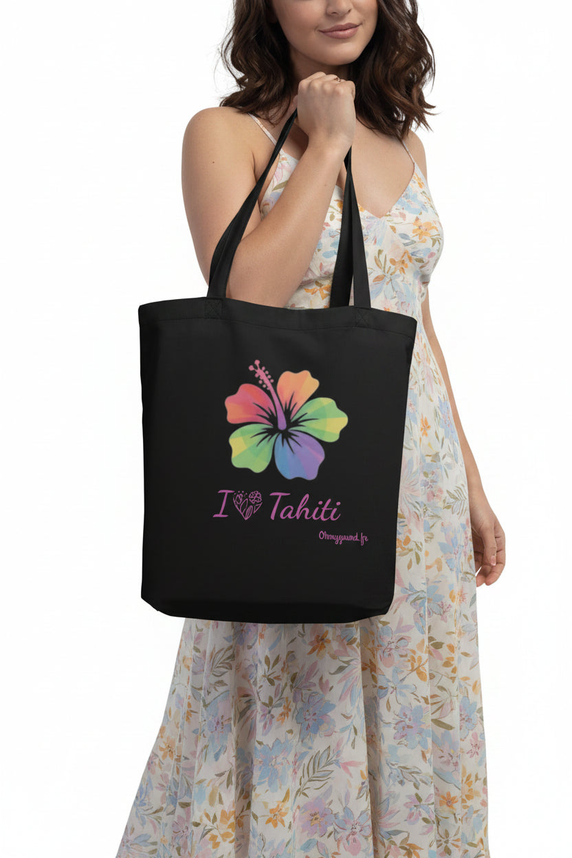 Hibiscus Tote — Tote Bag Écolo Coton Bio